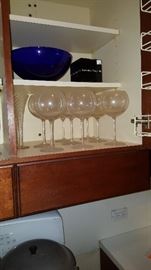 Huge wine glasses