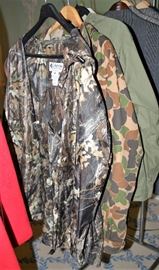 ; Columbia Camouflage Coats