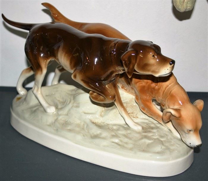 Royal Dux Dog Figurine