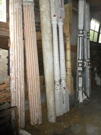 Assortment of pillars