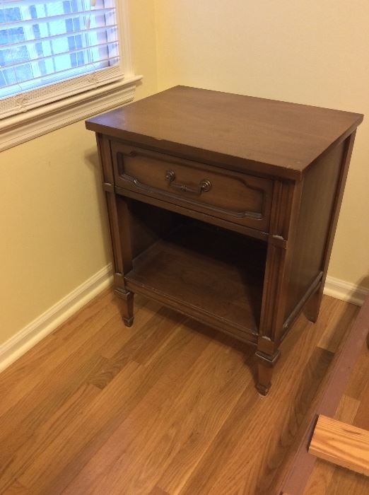 Vintage nightstand.  Has dresser with mirror and bed