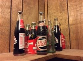Vintage coke bottles