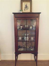 Antique curio cabinet