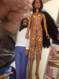 Vintage Sonny & Cher dolls