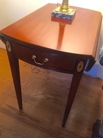 Pair of Pembroke end tables by Hickory Chair Co. 