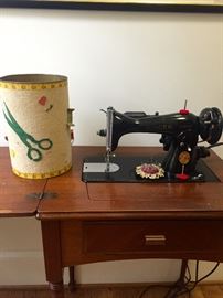 Old Singer sewing machine