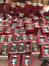 Huge selection of Hallmark ornaments (new in box)