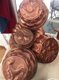 Copperware molds