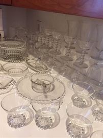 Some of the Candlewick glassware has been SOLD and some pieces are still available. 