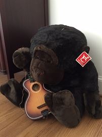 Oversized stuffed gorilla by FAO Schwarz