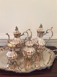 Reed & Barton silver-plate tea service