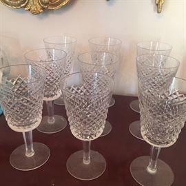 Waterford crystal "Alana" ~ this set of 9 is still available (the other pieces were sold on Sat)
