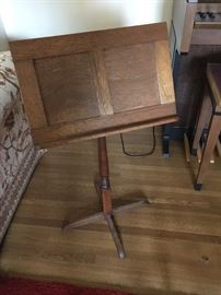 Vintage Wood Music Stand