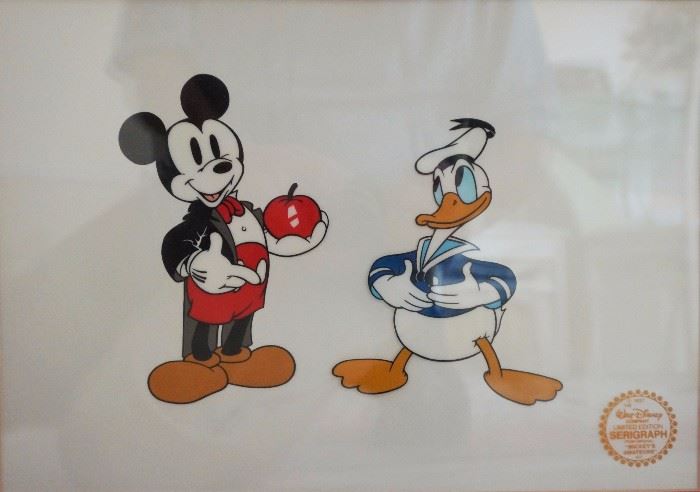 Limited edition Walt Disney serigraph from Mickey's Ameteurs