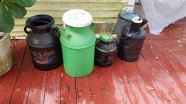 Milk Cans and Cream Cans
