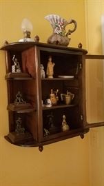 Small Hanging Curio Cabinet