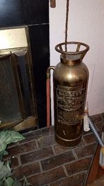 Brass Fire Extinguisher