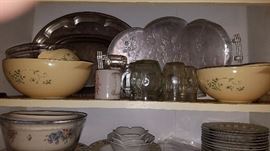 Dishes, Aluminum, Corning