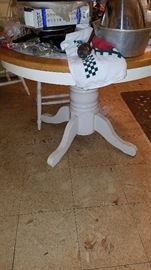 White Painted Oak Table
