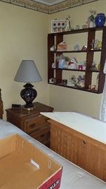 What Not Shelf, Oak Chest, Oak Cabinet