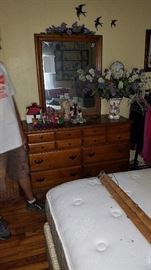 Maple Dress with Mirror Early American