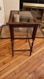 Removal Tray Top Chocolate Cabinet on Casters