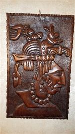 Carved Wood Plaque