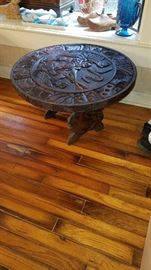 Carved Wood Table