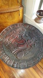Carved Wood Table Top