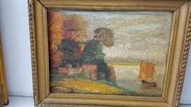 Small Painting Oil on Board