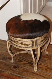 cowhide stool, custom