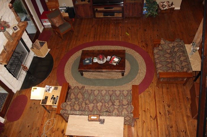 sofas, tables, rugs, western décor 