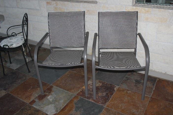 pair of patio chairs