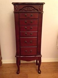 Jewelry Chest 40" tall  90.00
