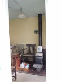 Interior of railroad building