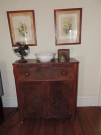 Flame mahogany cupboard