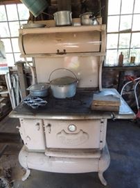 antique stove, March-Brownback Co. Pottsville, PA