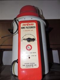 vintage Safgard home pasteurizer