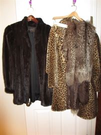 mink, lynx and silver fox furs