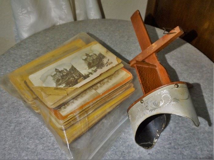 Stereograph and slides