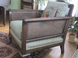 chair with pressed cane