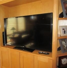 large flat screen tv