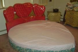 heart shape bed---headboard is separate from the mattresses