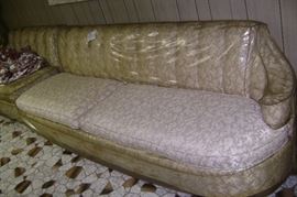 1960's 2 piece couch---still with plastic on it