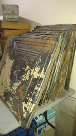 Very very old tin ceiling tiles