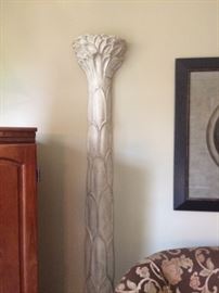plaster half-round column