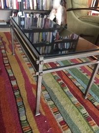 coffee table with matching console table