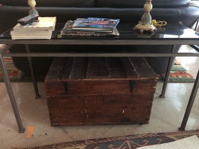 console table with matching coffee table