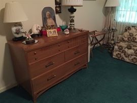 Mid Century Modern Dresser -- This is one of Two matching Dressers.  His and Hers.