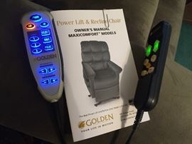 power Lift and Recline Chair  Maxicomfort   Golden Technologies